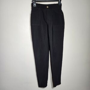 Indero Women’s High Waist Ponte Trousers - Black - Size L/XL - Stretch Work